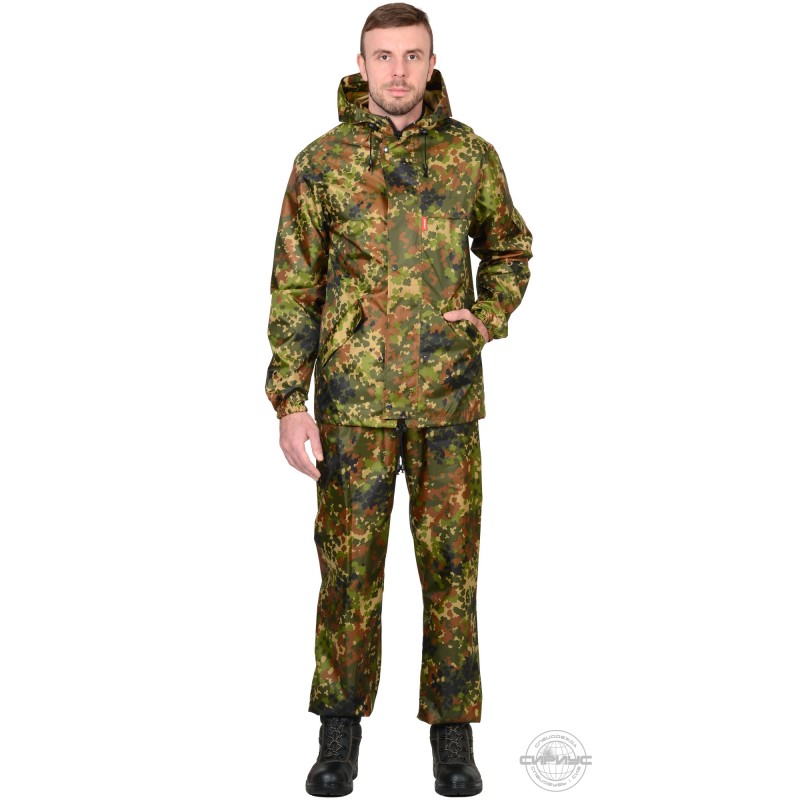 СИРИУС-ТУРИСТ костюм, куртка, брюки (тк. "Оксфорд") КМФ "Пиксель" зеленый