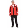 СИРИУС-СИДНЕЙ костюм, куртка, п/к, красный с черным тк.Rodos (245 гр/кв.м)